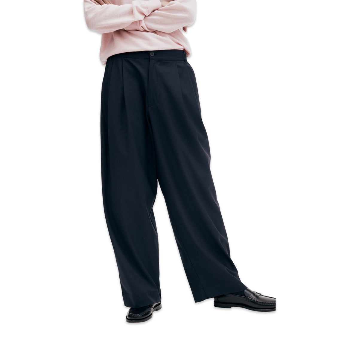 Unfeigned Sartorial City Pants Wool WR dark navy