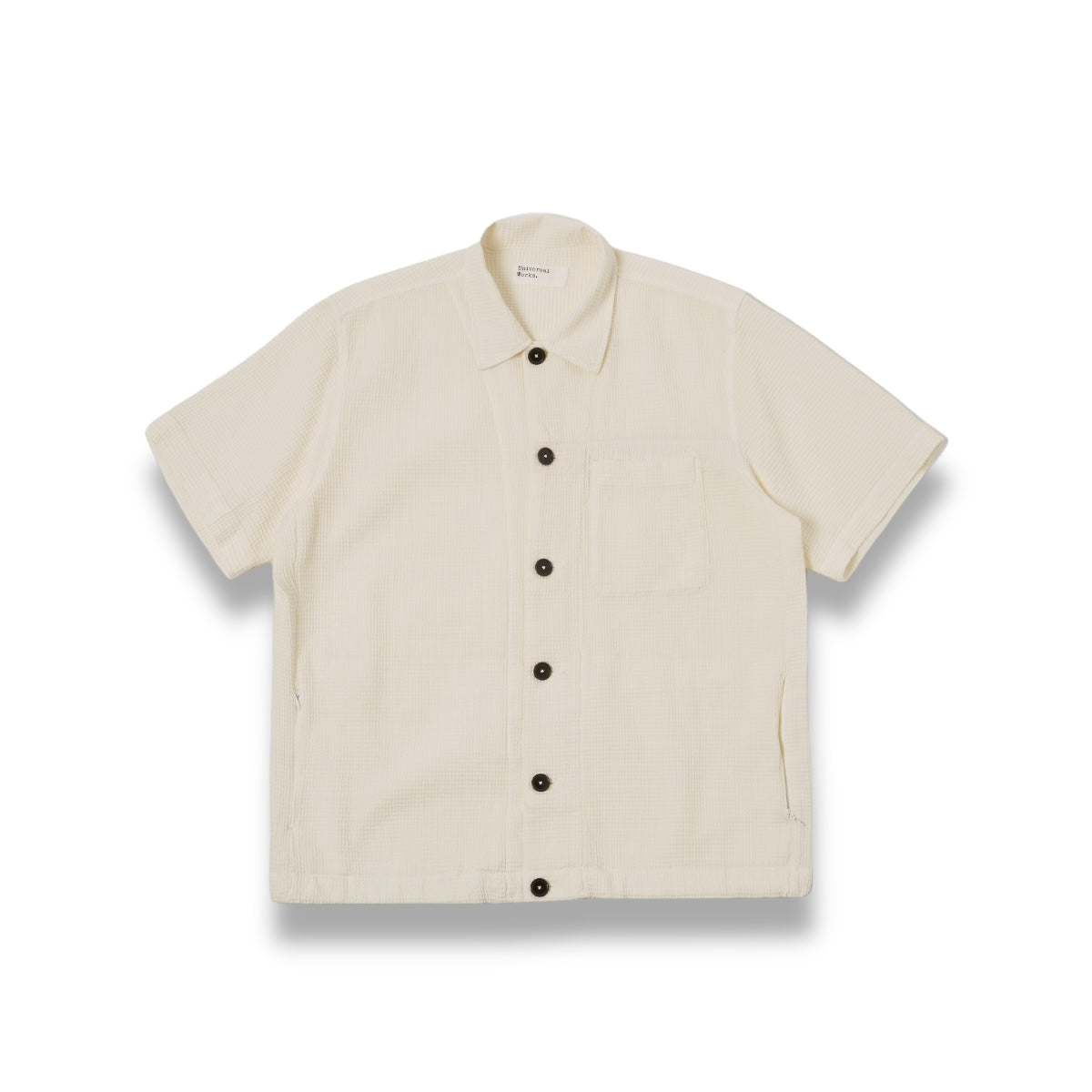 Universal Works Tech Overshirt 32176 Nippon Waffle ECRU