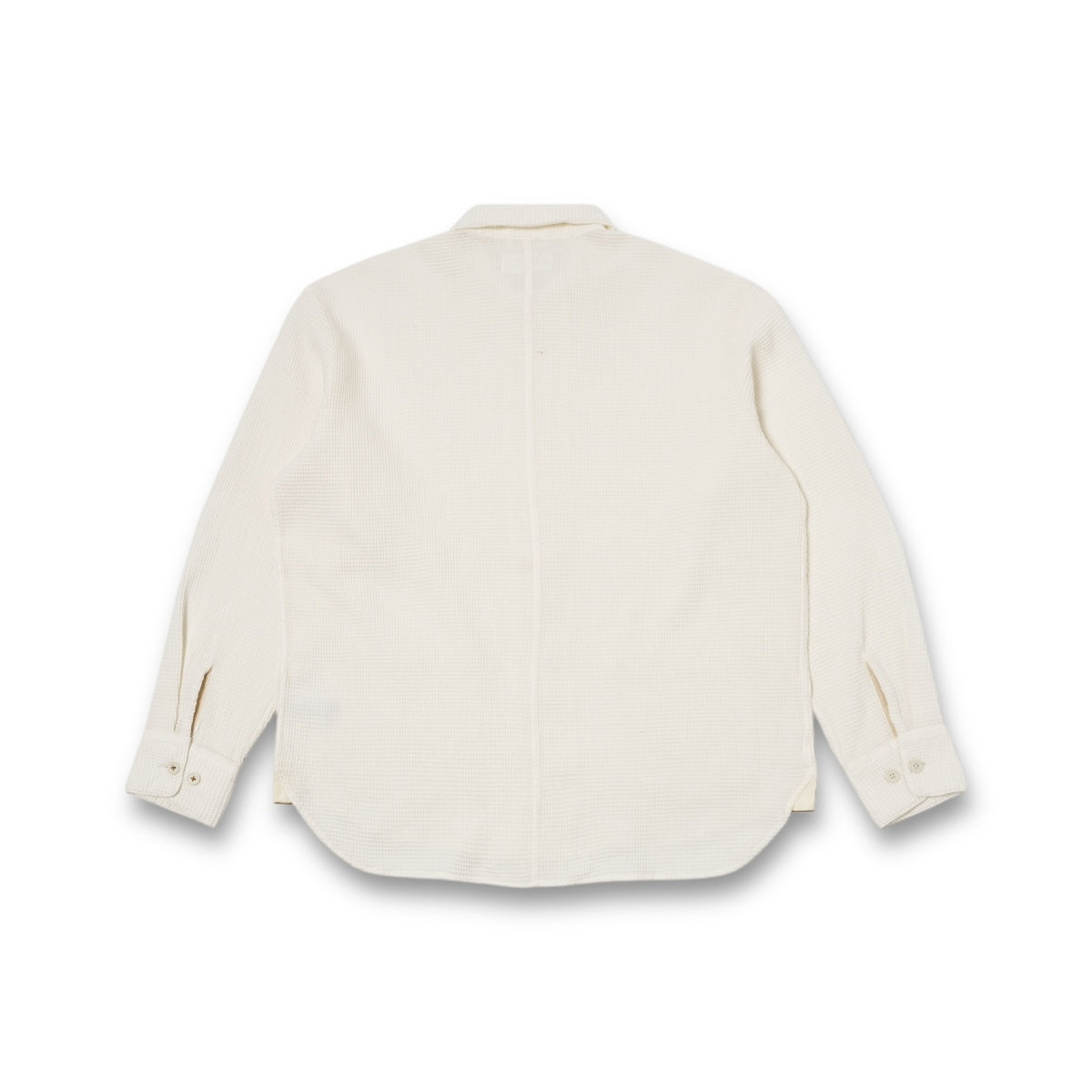 Universal Works Travail Overshirt 32185 Nippon Waffle ecru