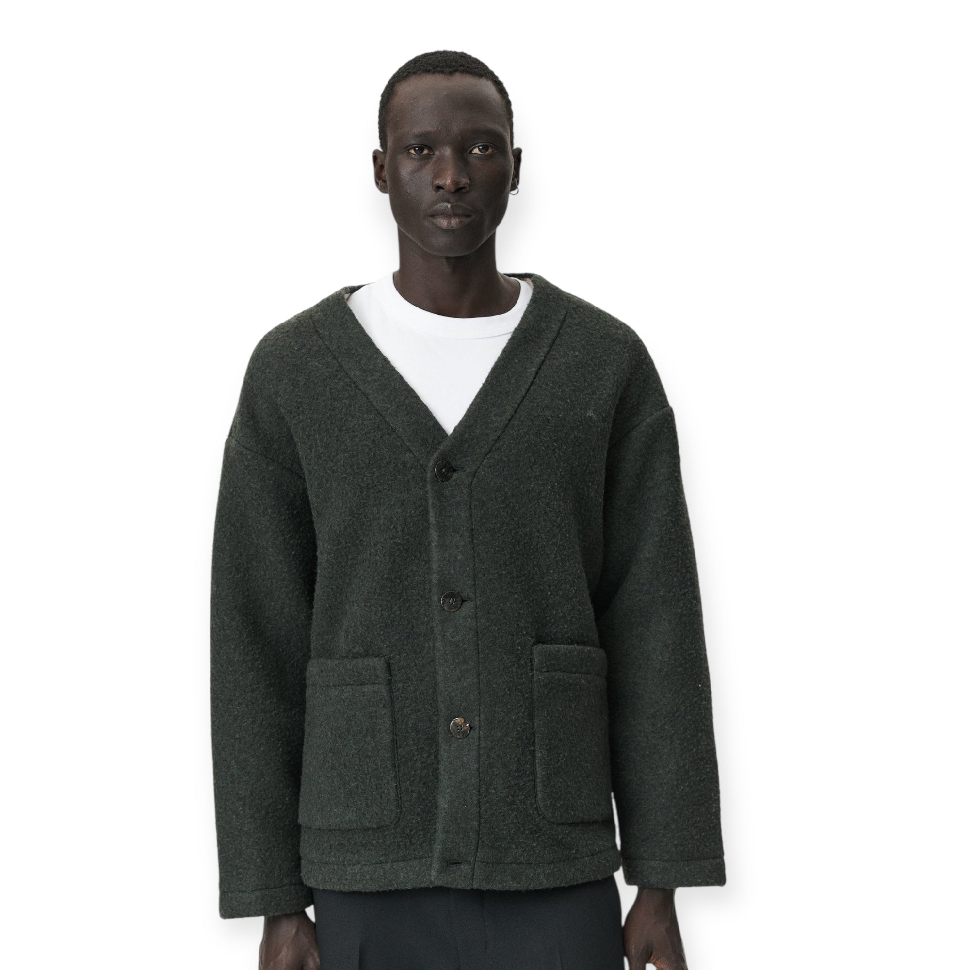 Welter Shelter Cardi Boiled Bonded green