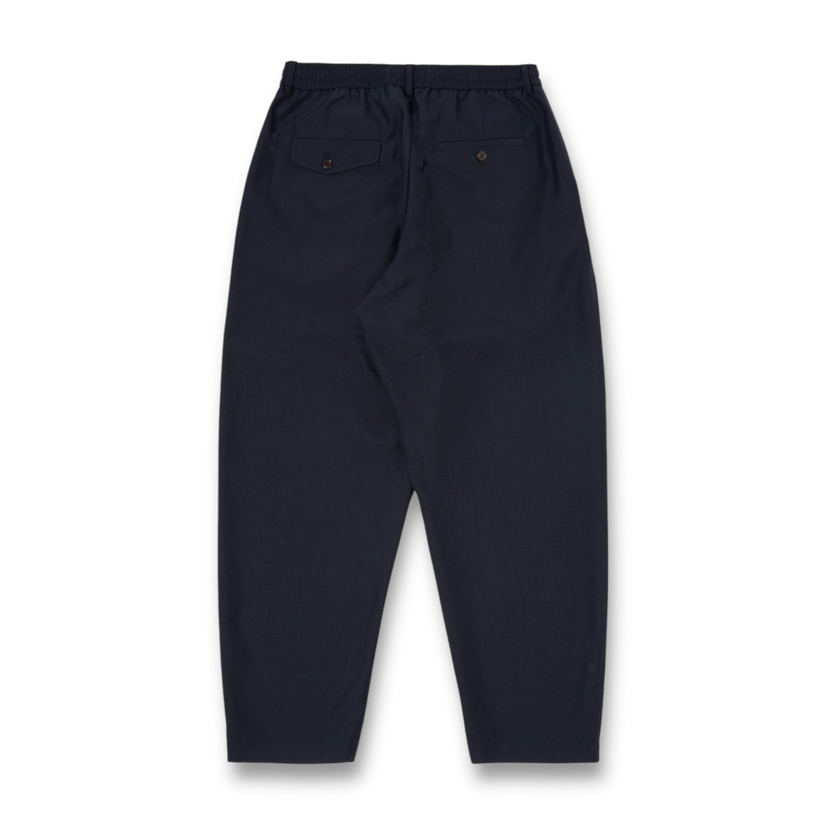 Universal Works Pleated Track Pant Tropical Suiting navy