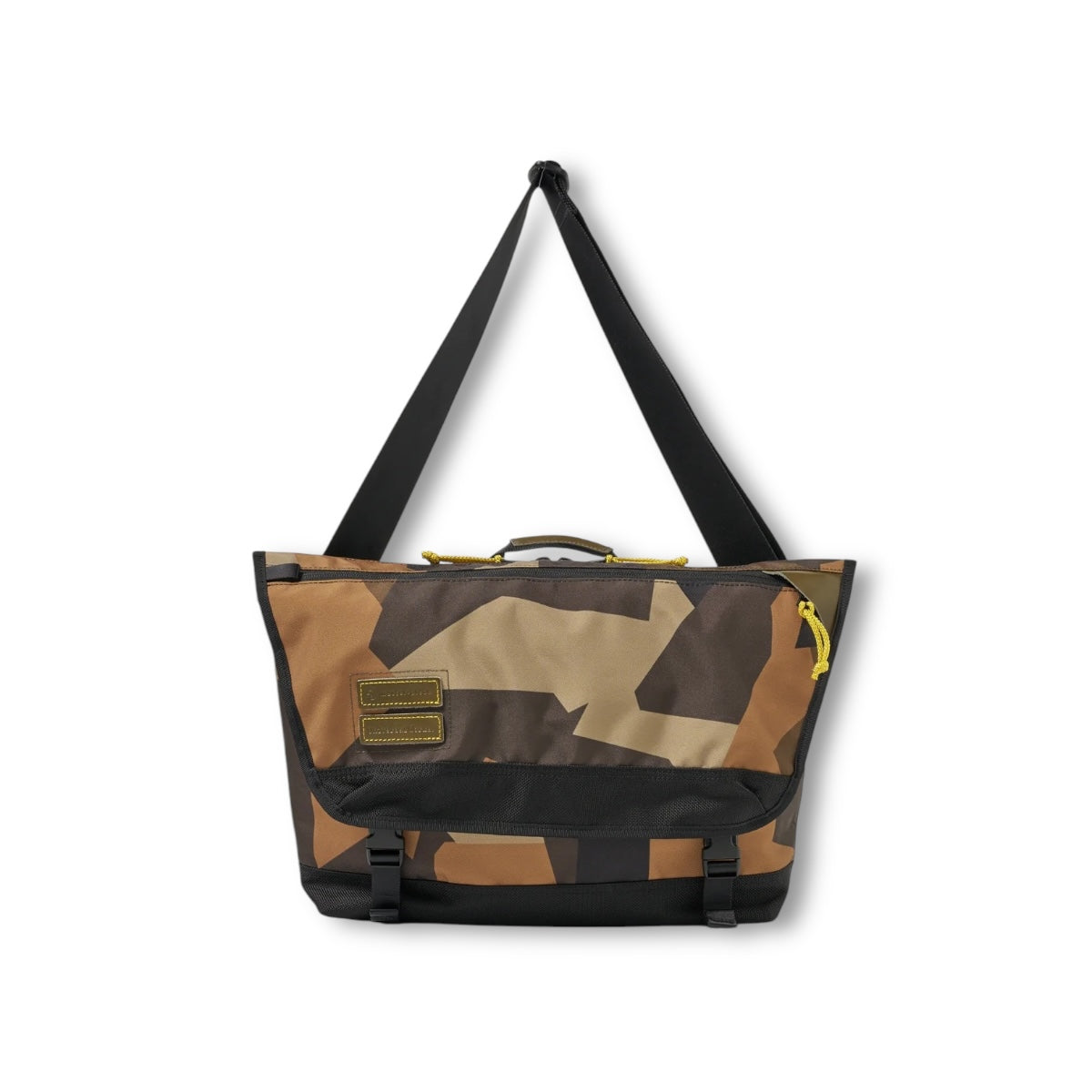 master-piece x Universal Works Courier Bag MP31227 recycled tech canvas camo