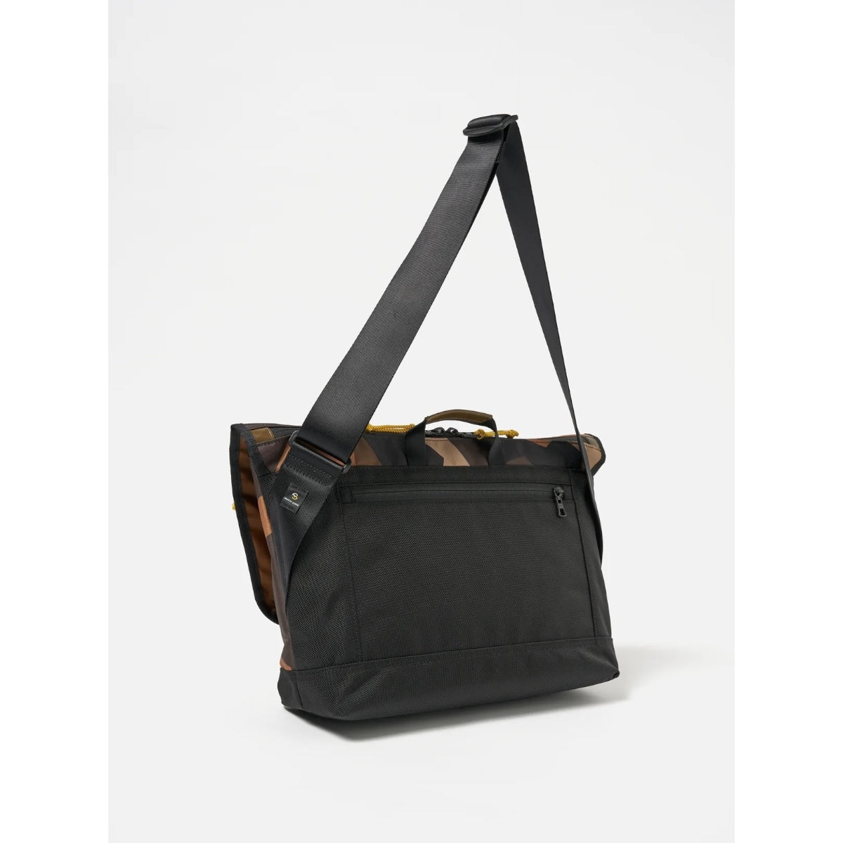 master-piece x Universal Works Courier Bag MP31227 recycled tech canvas camo