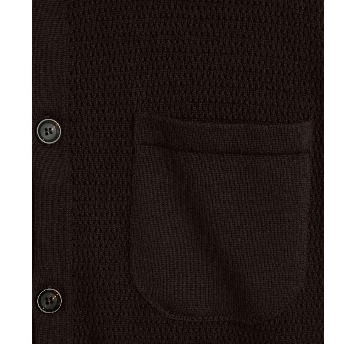 Oliver Spencer Mawes Knitted Shirt nicholson brown