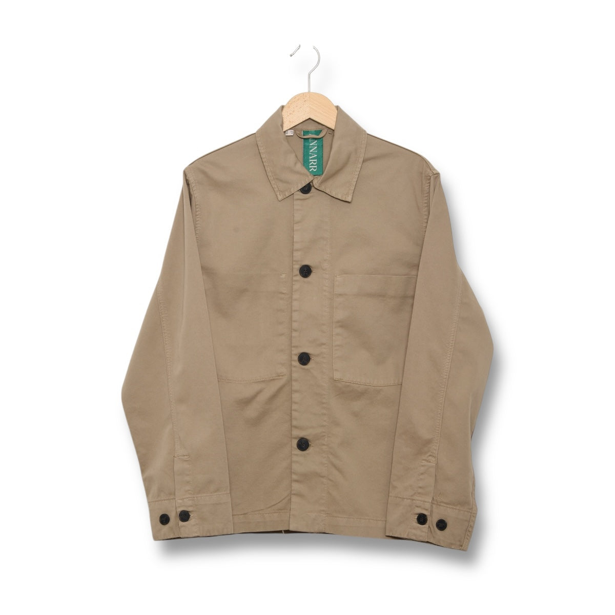Annarr Anrharki Dyed Overshirt khaki