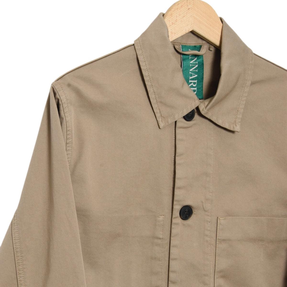Annarr Anrharki Dyed Overshirt khaki
