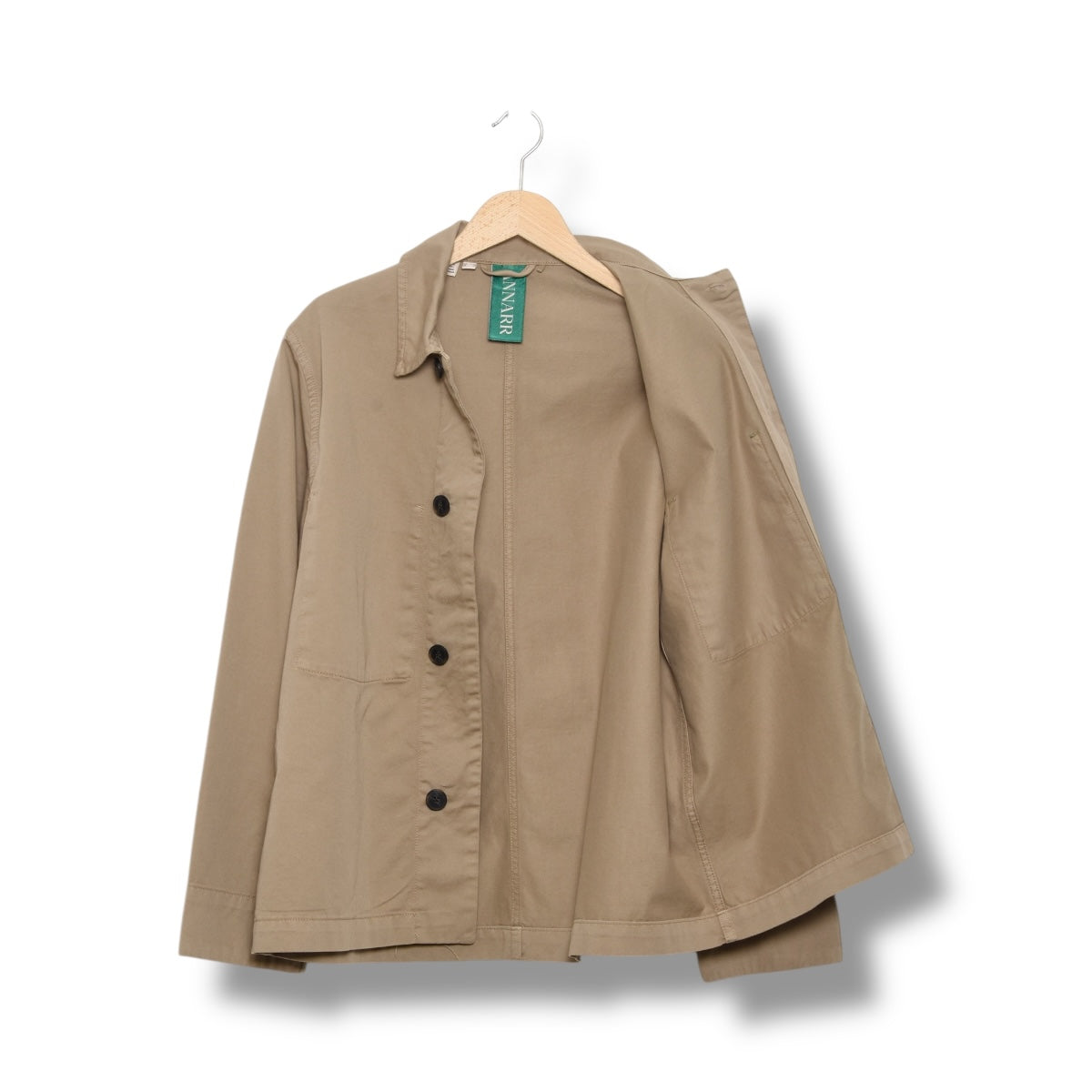 Annarr Anrharki Dyed Overshirt khaki