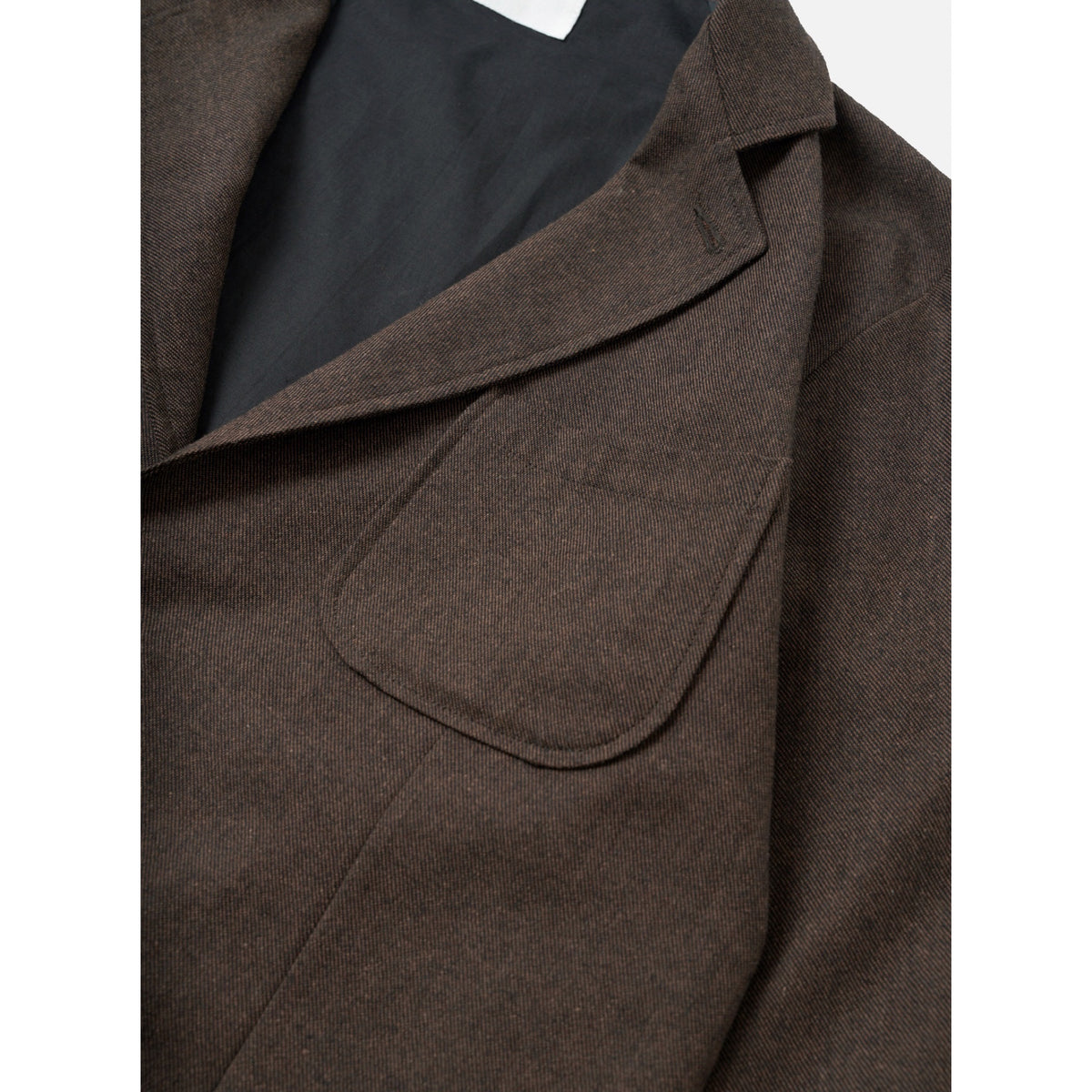 Universal Works Two Button Jacket recycled it tweed brown