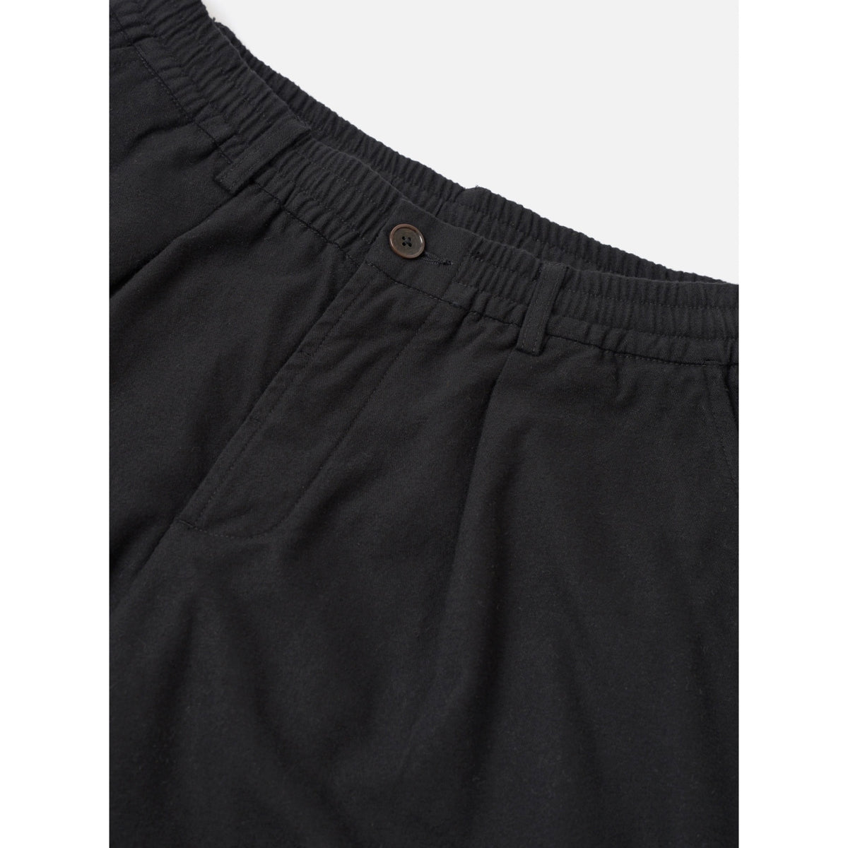 Universal Works Pleated Track Pant flock chambray navy