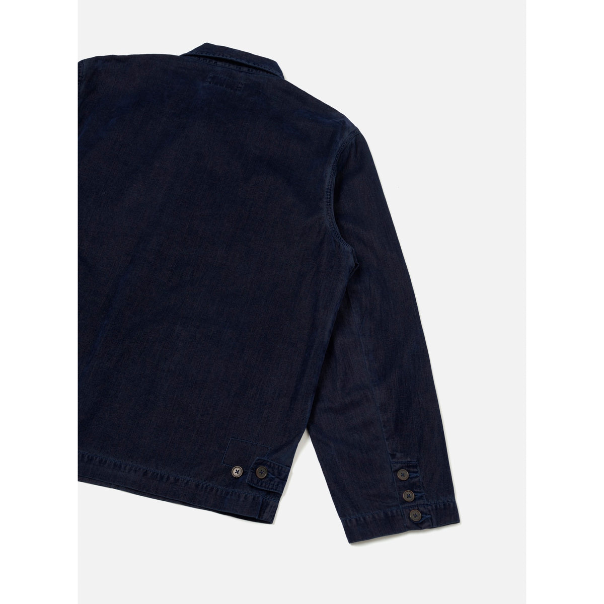 Universal Works Warmus Jacket flock chambray navy