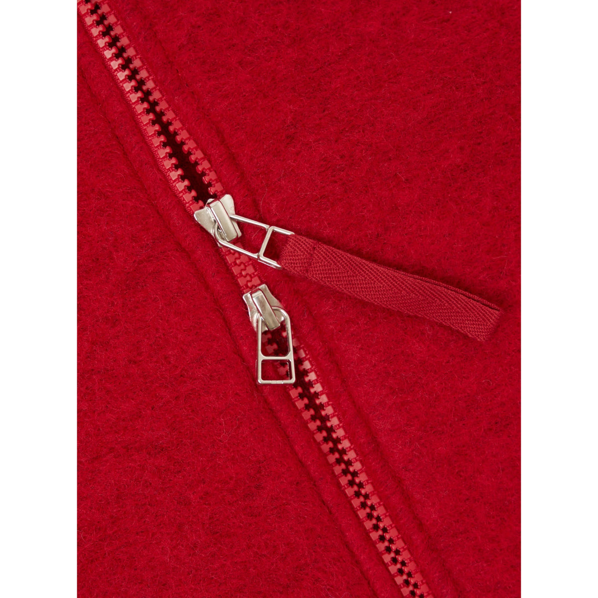 Universal Works Zip Bomber fleece scarlet