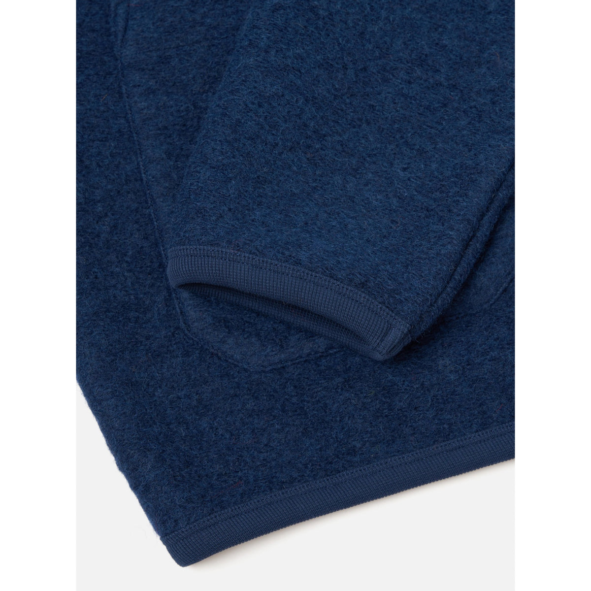 Universal Works Cardigan fleece indigo