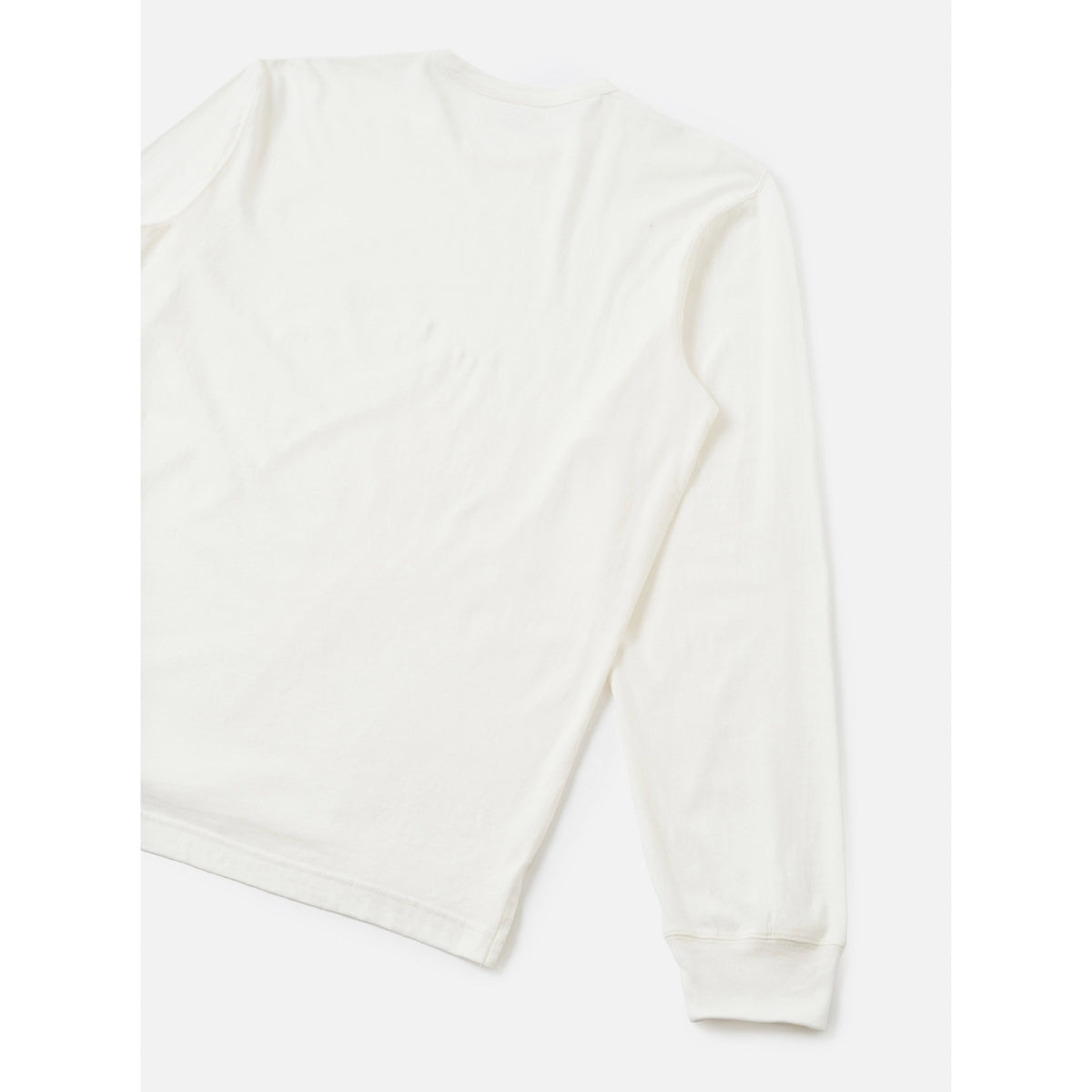 Universal Works L/S Core Pocket Tee single jersey ecru