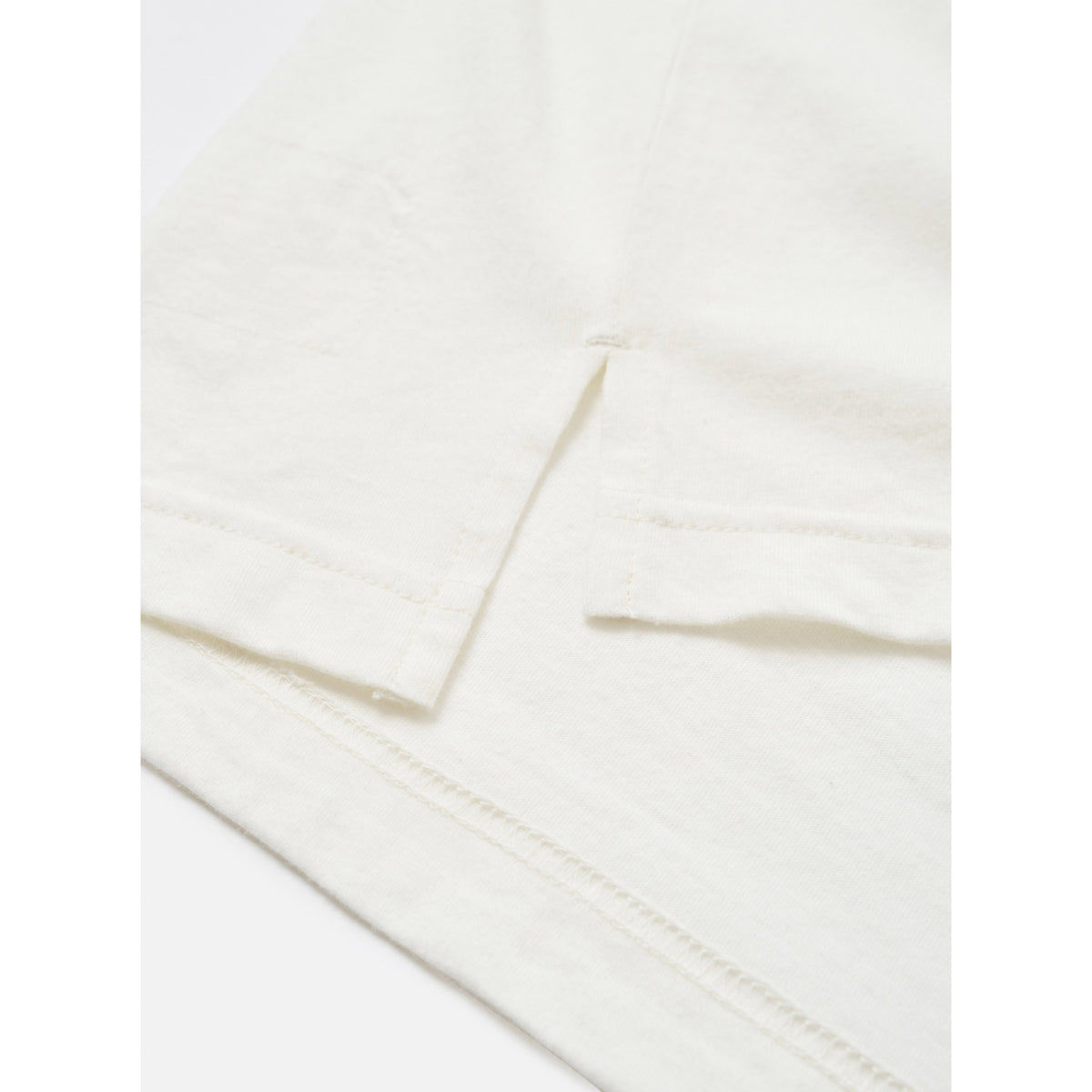 Universal Works L/S Core Pocket Tee single jersey ecru