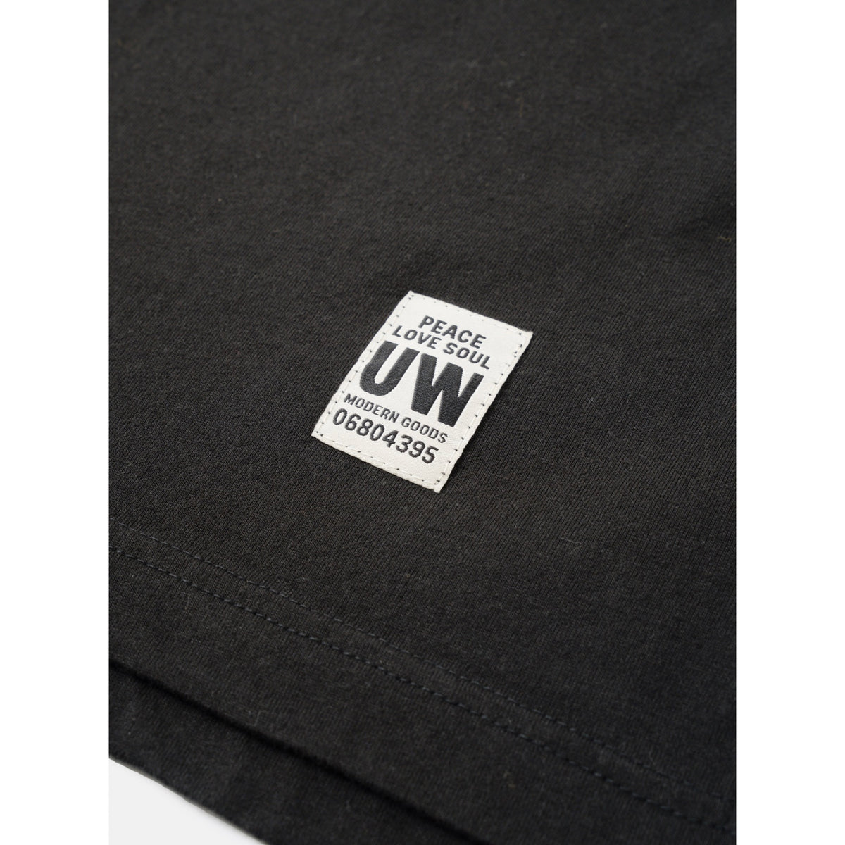 Universal Works L/S Core Pocket Tee single jersey black