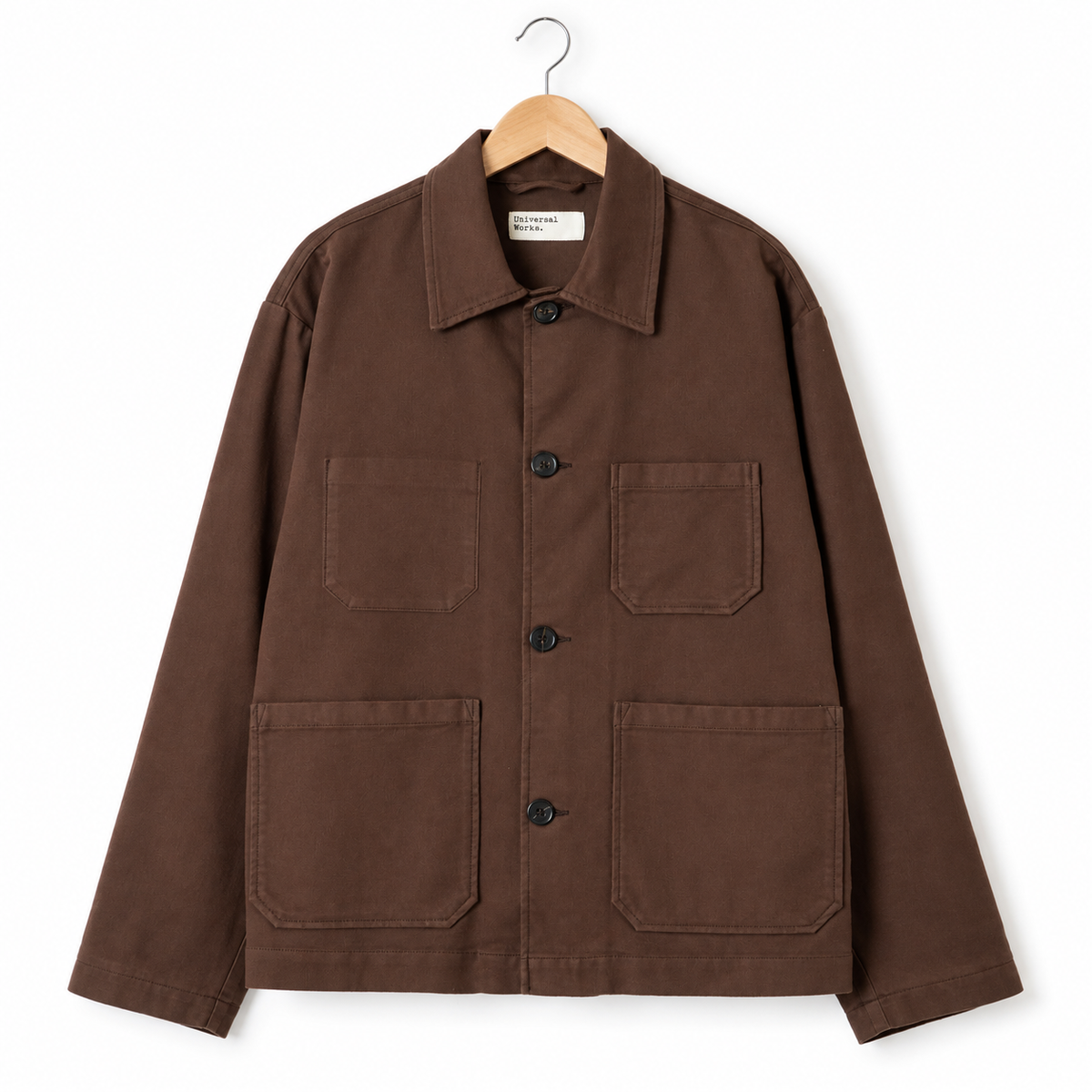 Universal Works Ives Jacket comfort moleskin brown