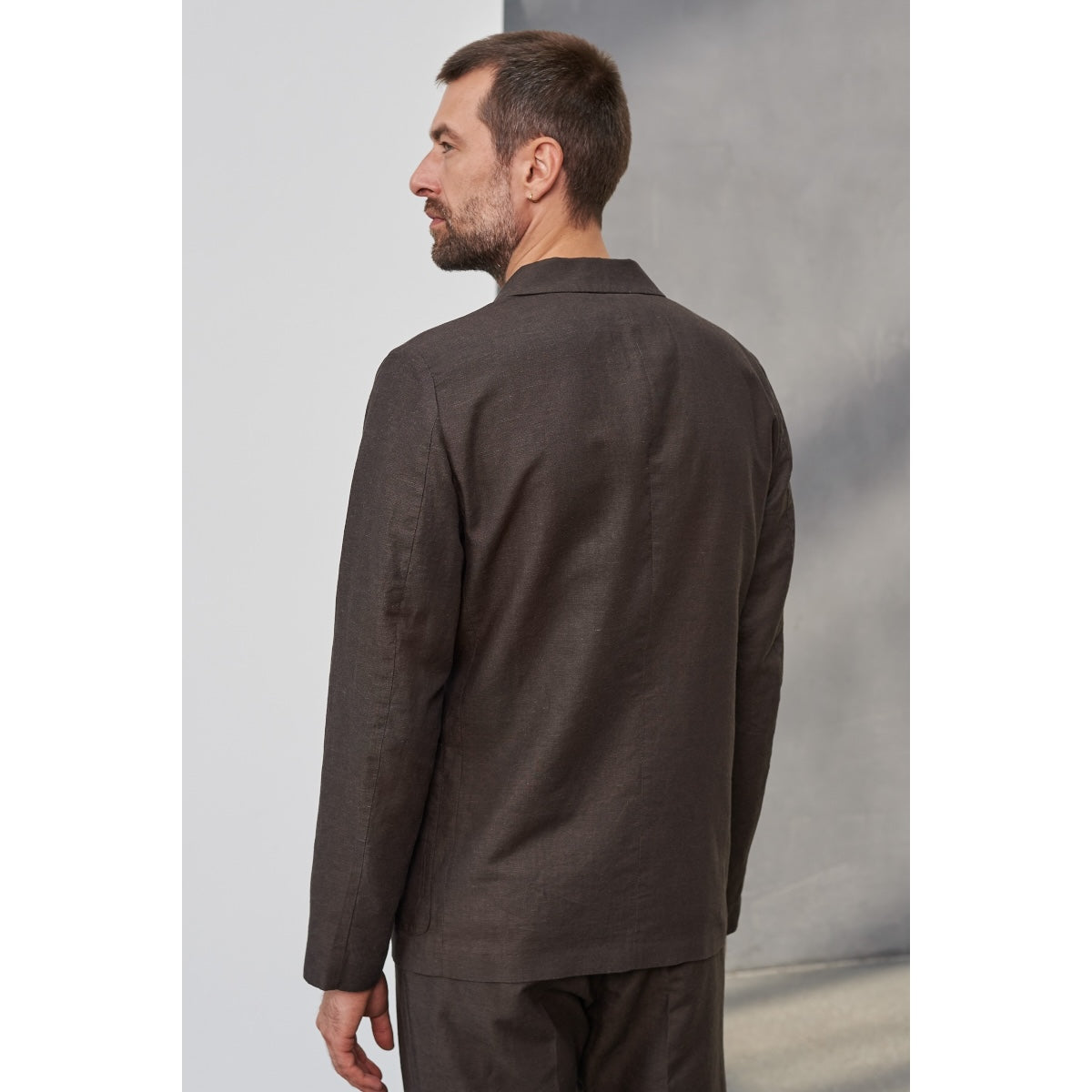 About Companions Enver linen coffee