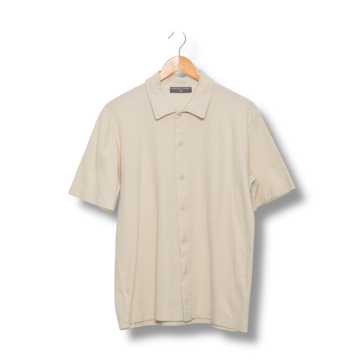 Daniele Fiesoli Knit Bowling Shirt DF5315/0300 ecru