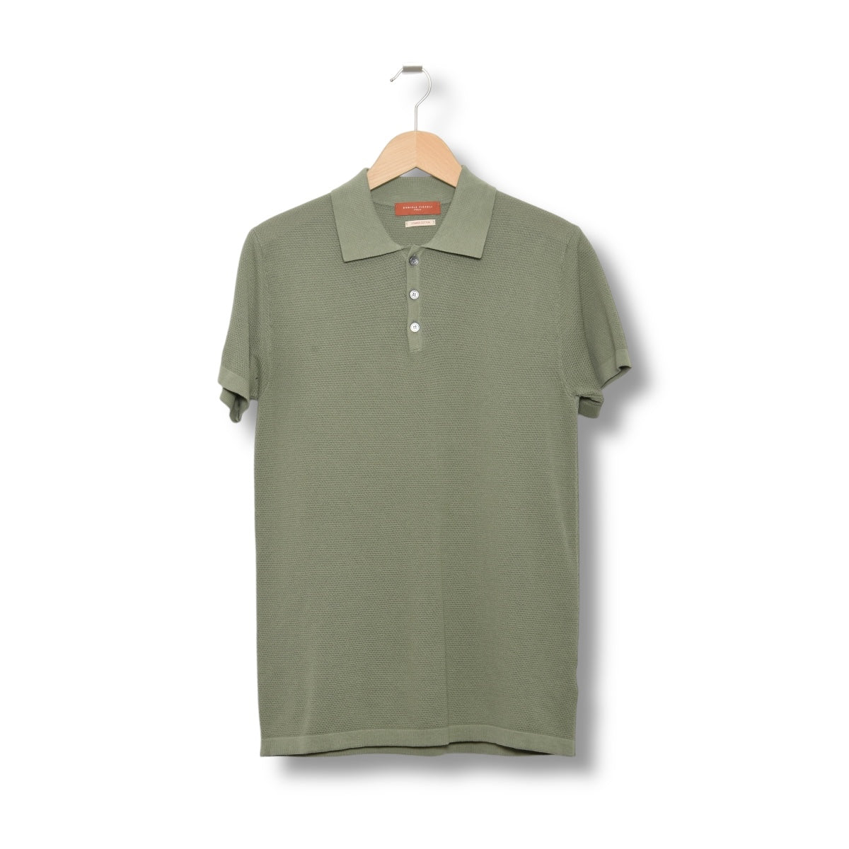 Daniele Fiesoli Honeycomb Knit Polo DF0316/204 sage
