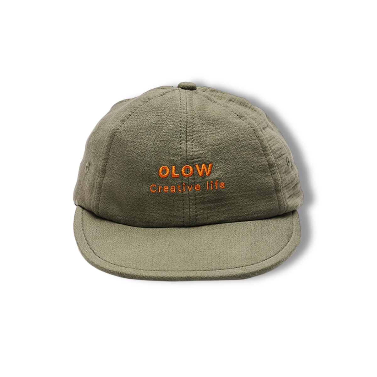 Olow Six Pannel Cap Creative Life kaki
