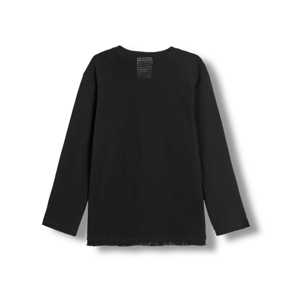 OAS Net Cardigan nero