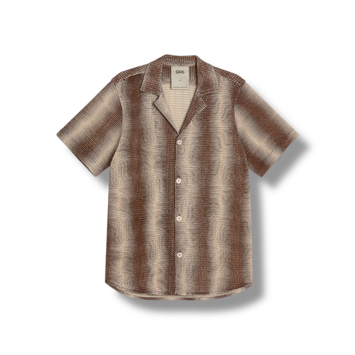 OAS Echo Cuba Net Shirt merlot