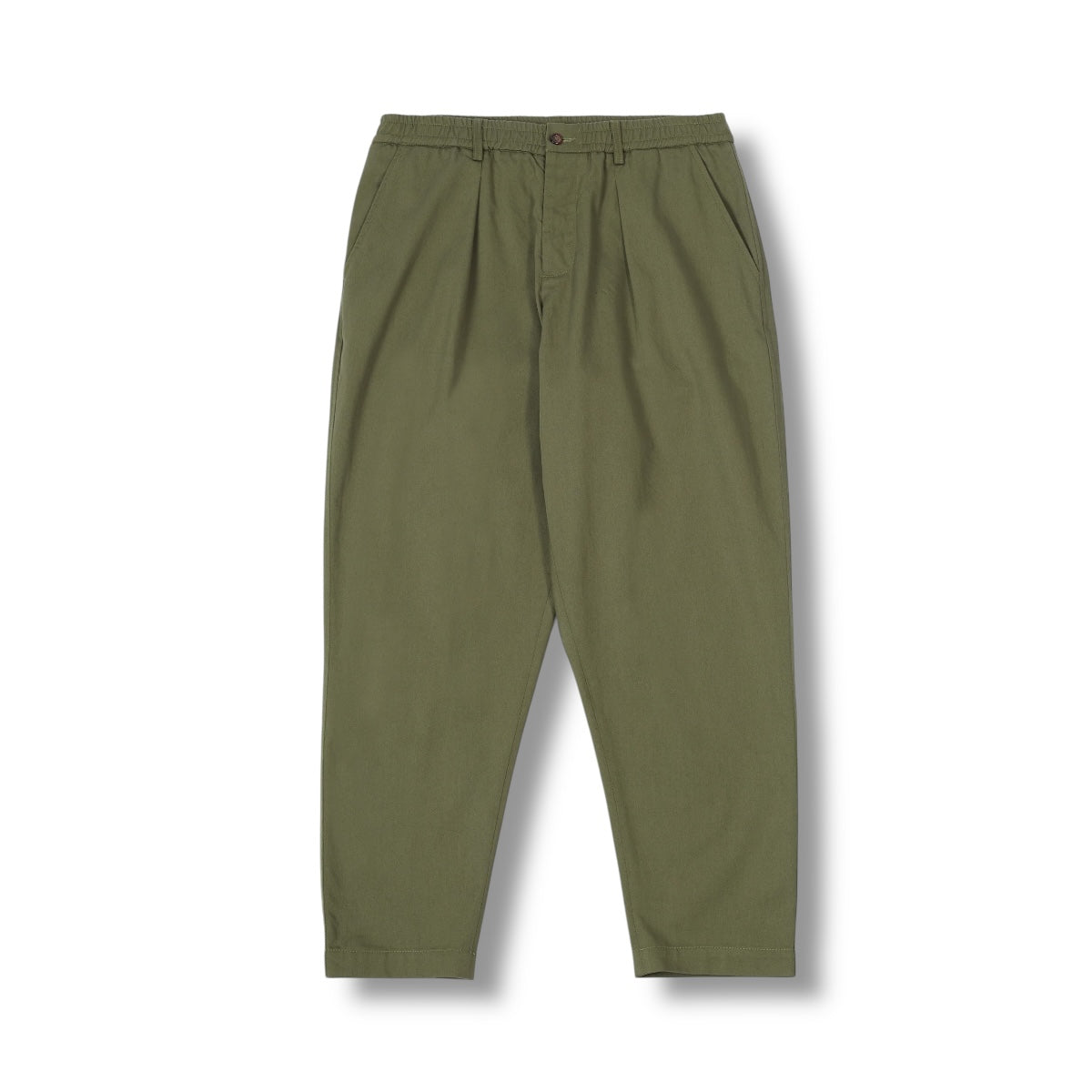 Universal Works Pleated Track Pant 00134 Twill light olive