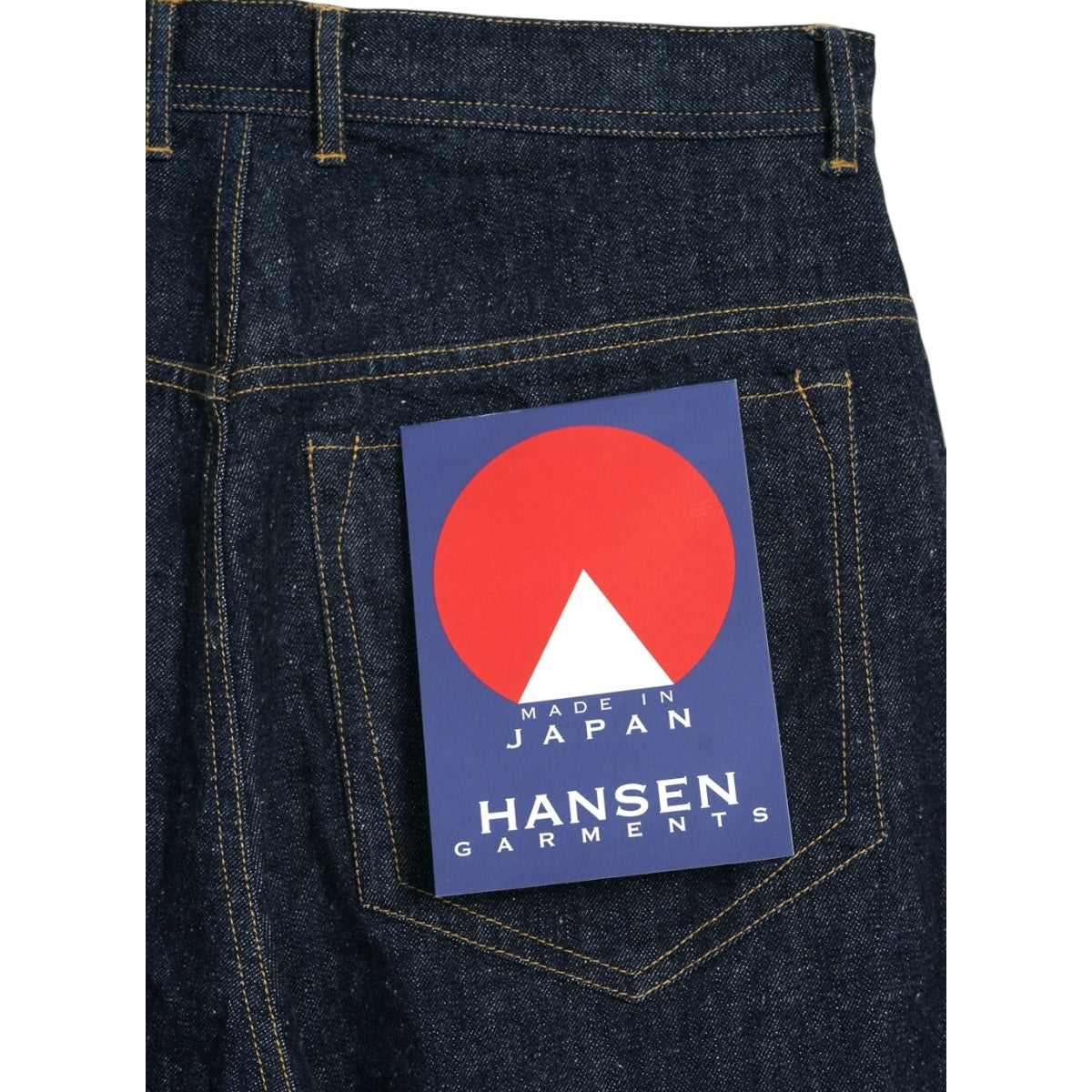 Hansen Robby 100-12-20 Neppy Denim Wide Cut Jeans indigo