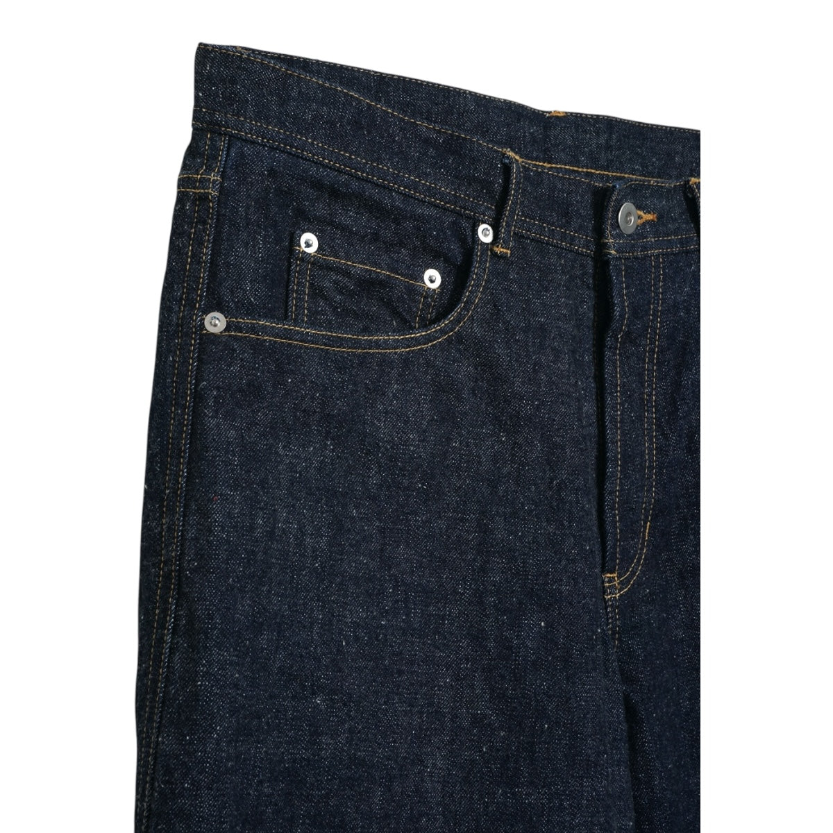 Hansen Dean 100-14-20 Neppy Denim Straight Cut Jeans indigo