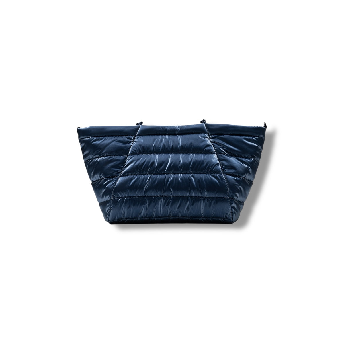 Topologie Wares Bags Marche Tote Medium Marine Blue Metallic Puffer