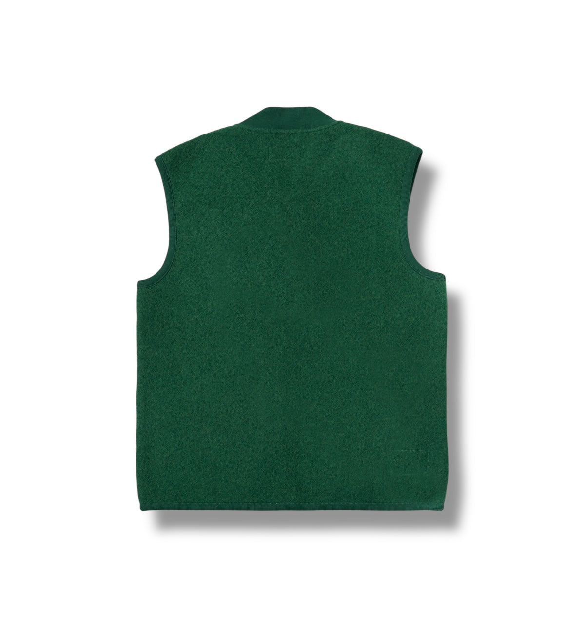 Universal Works Zip Waistcoat Wool Fleece green