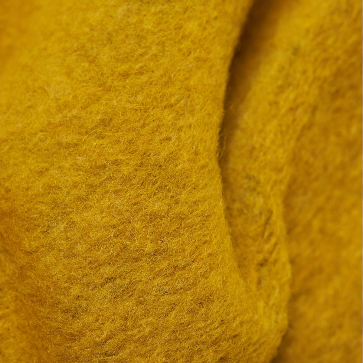 Universal Works Zip Waistcoat Wool Fleece yellow