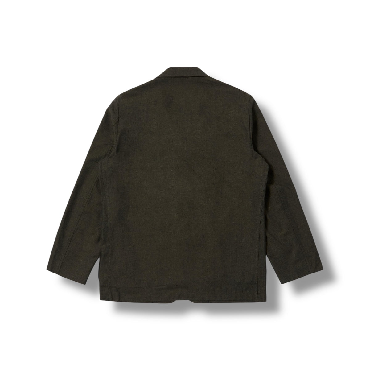 Universal Works Three Button Jacket Lucca Suiting olive