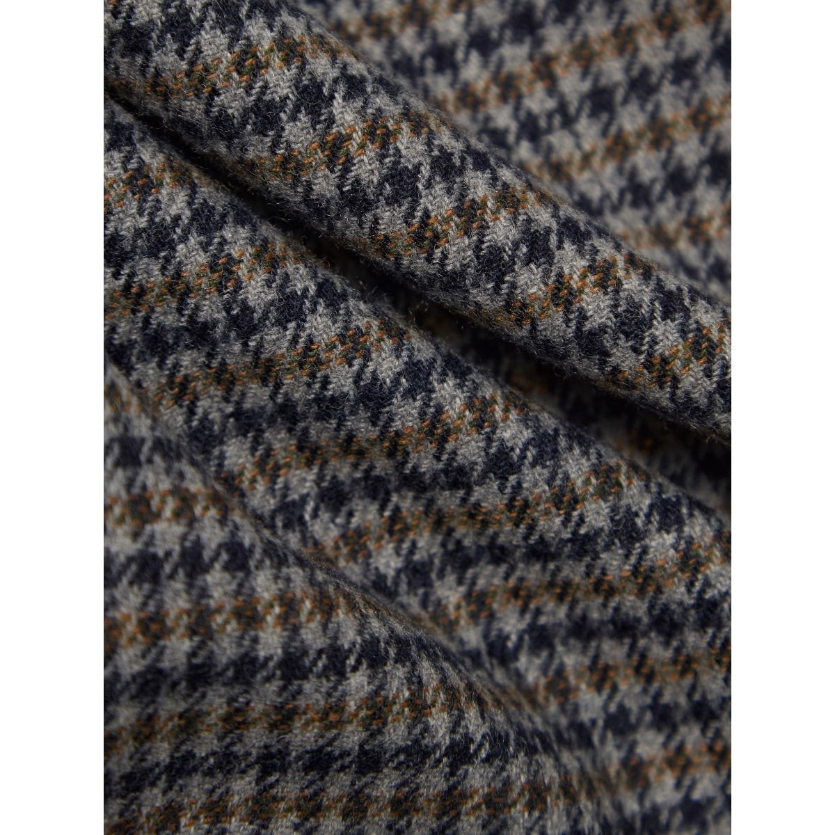 Universal Works Boston Blazer Houndstooth Wool Mix charcoal