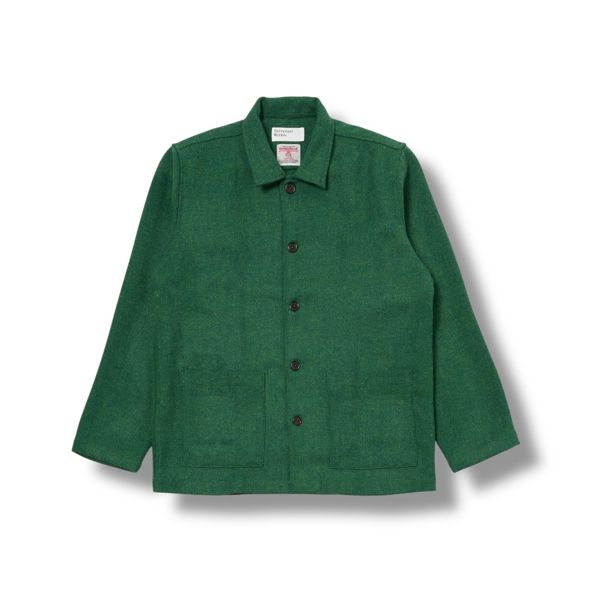 Universal Works Easy Jacket Harris Tweed green
