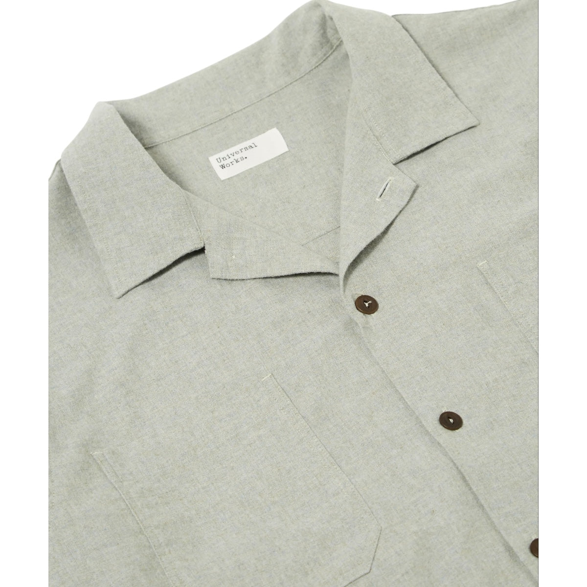 Universal Works Work Shirt Brushed Flannel grey