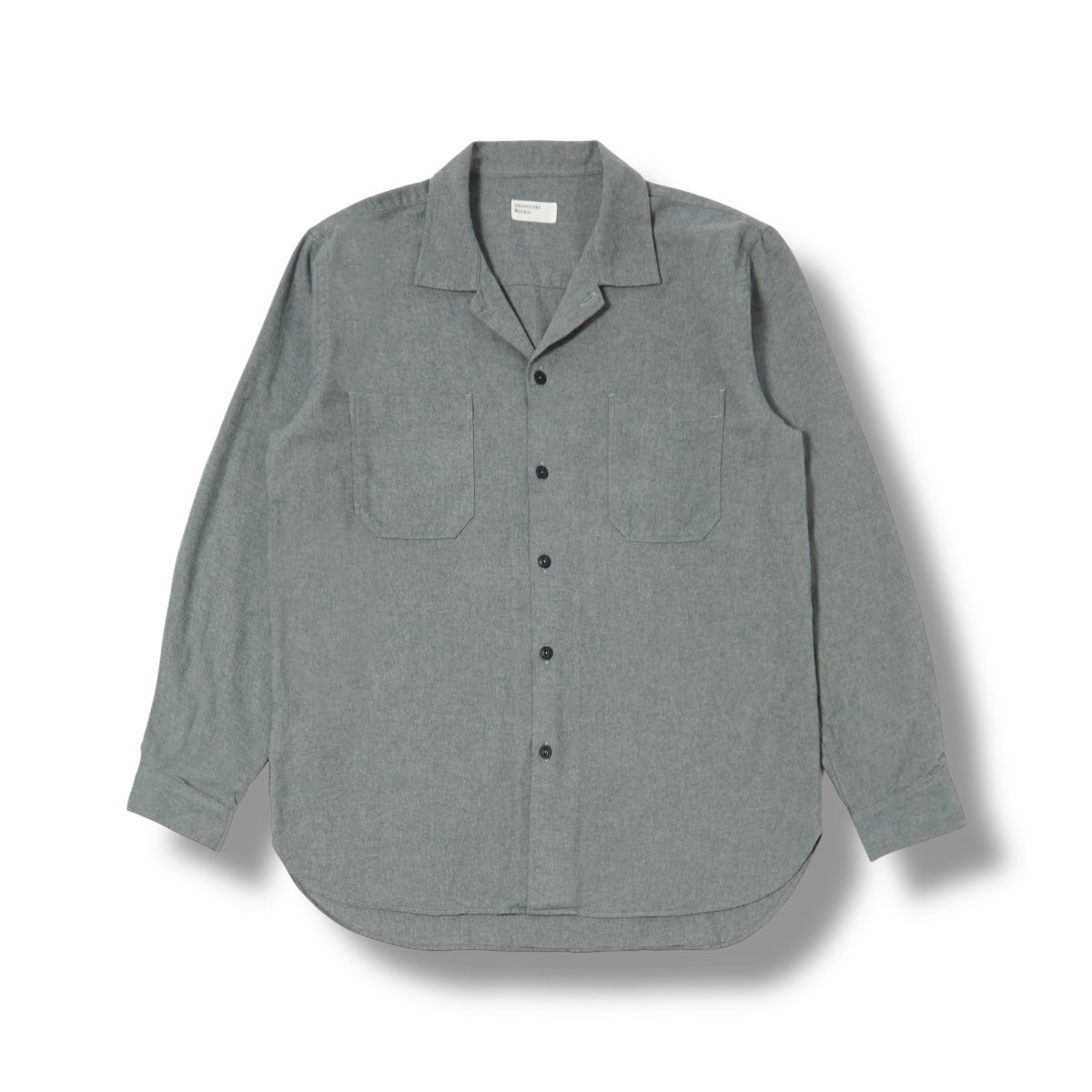 Universal Works Work Shirt Brushed Flannel navy