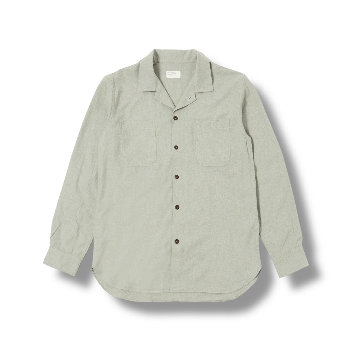 Universal Works Work Shirt Brushed Flannel grey