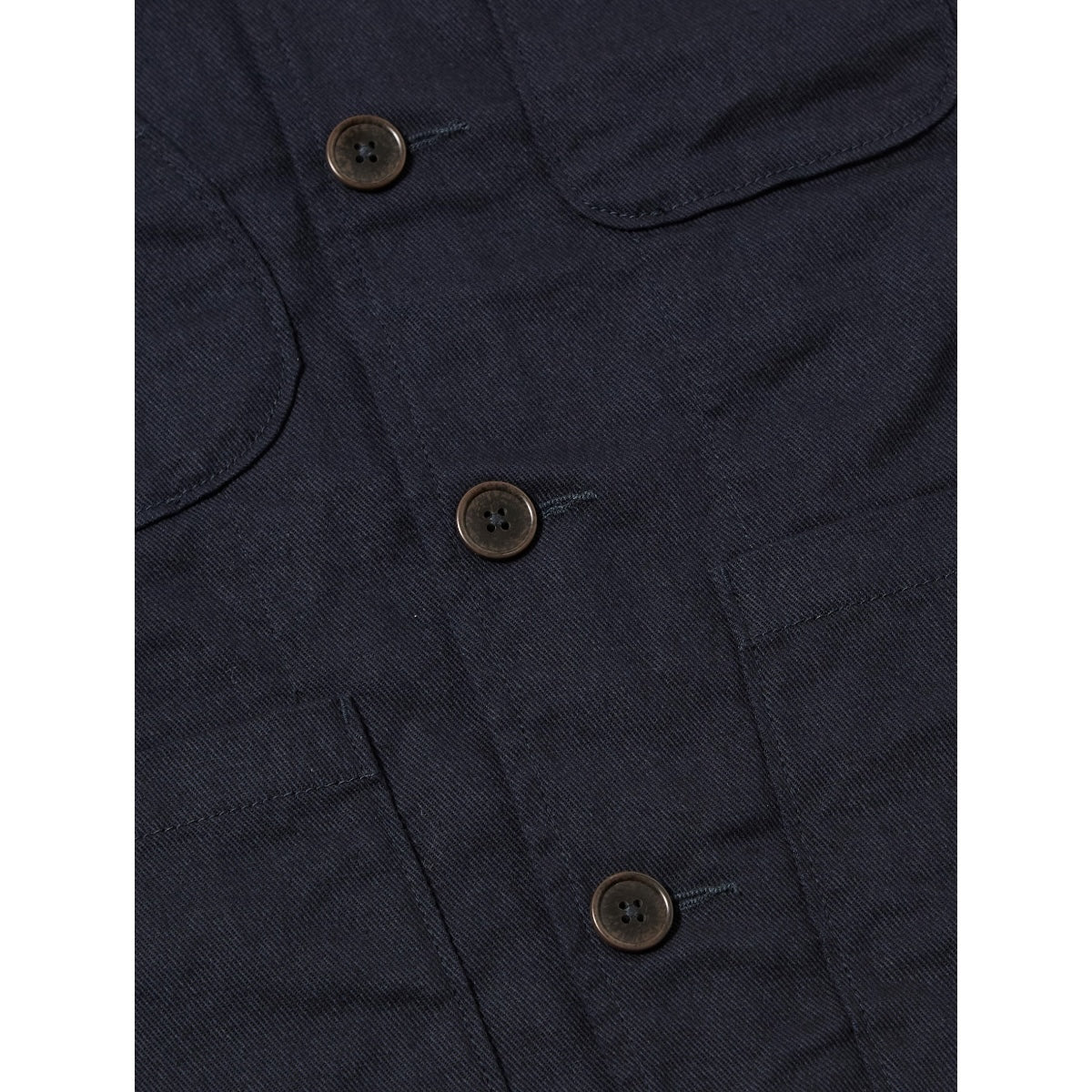 Universal Works Station Waistcoat Works Twill navy