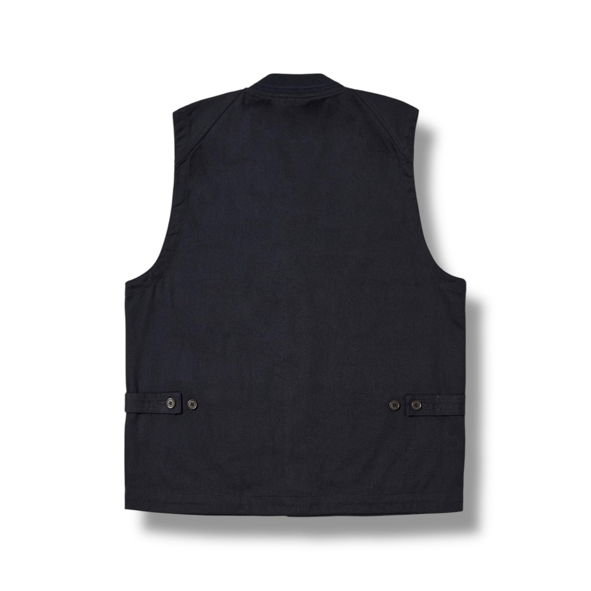 Universal Works Station Waistcoat Works Twill navy