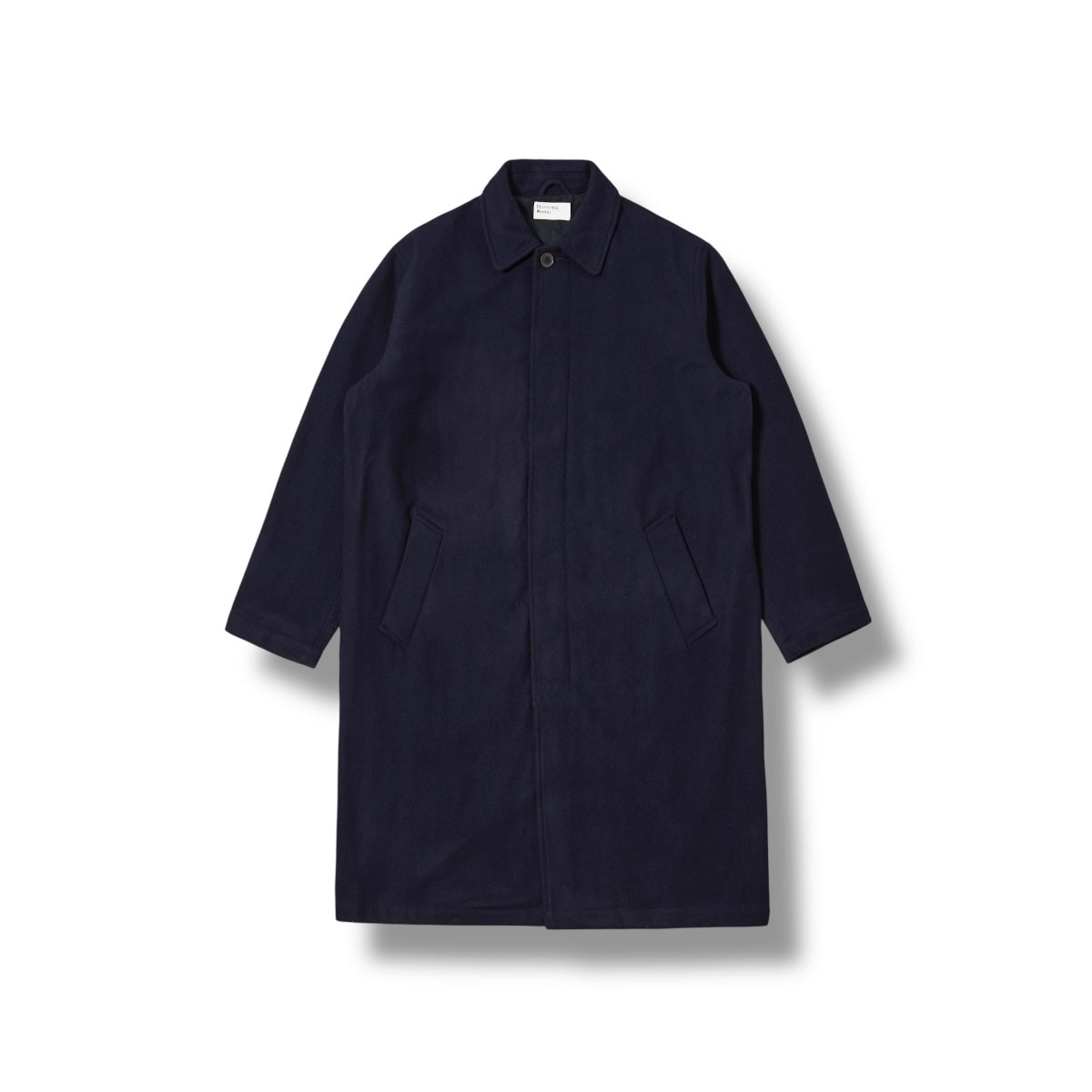 Universal Works Mac Coat Mowbray navy