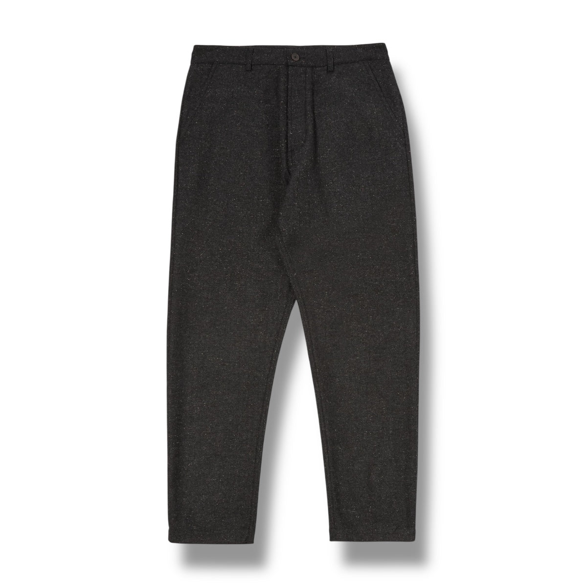 Universal Works Military Chino Salt N Pepper Tweed black