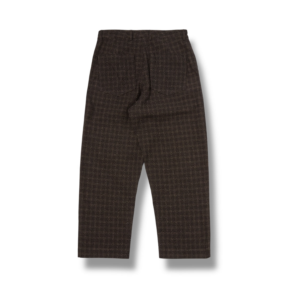 Universal Works Duke Pant Cedar Check brown