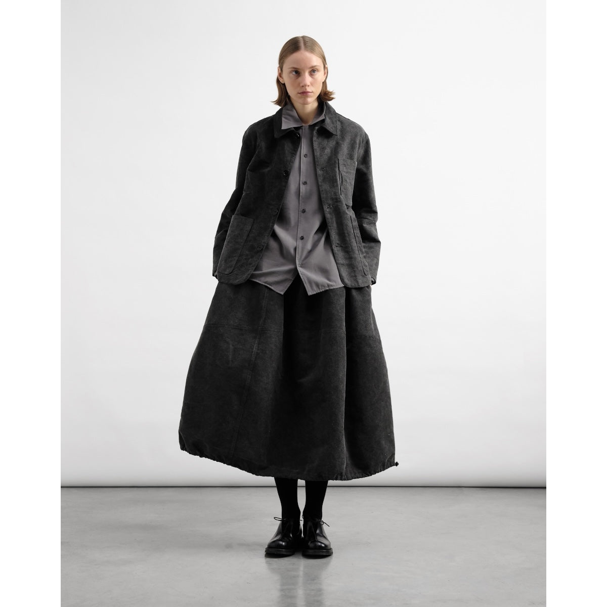 YMC Parachute Skirt charcoal