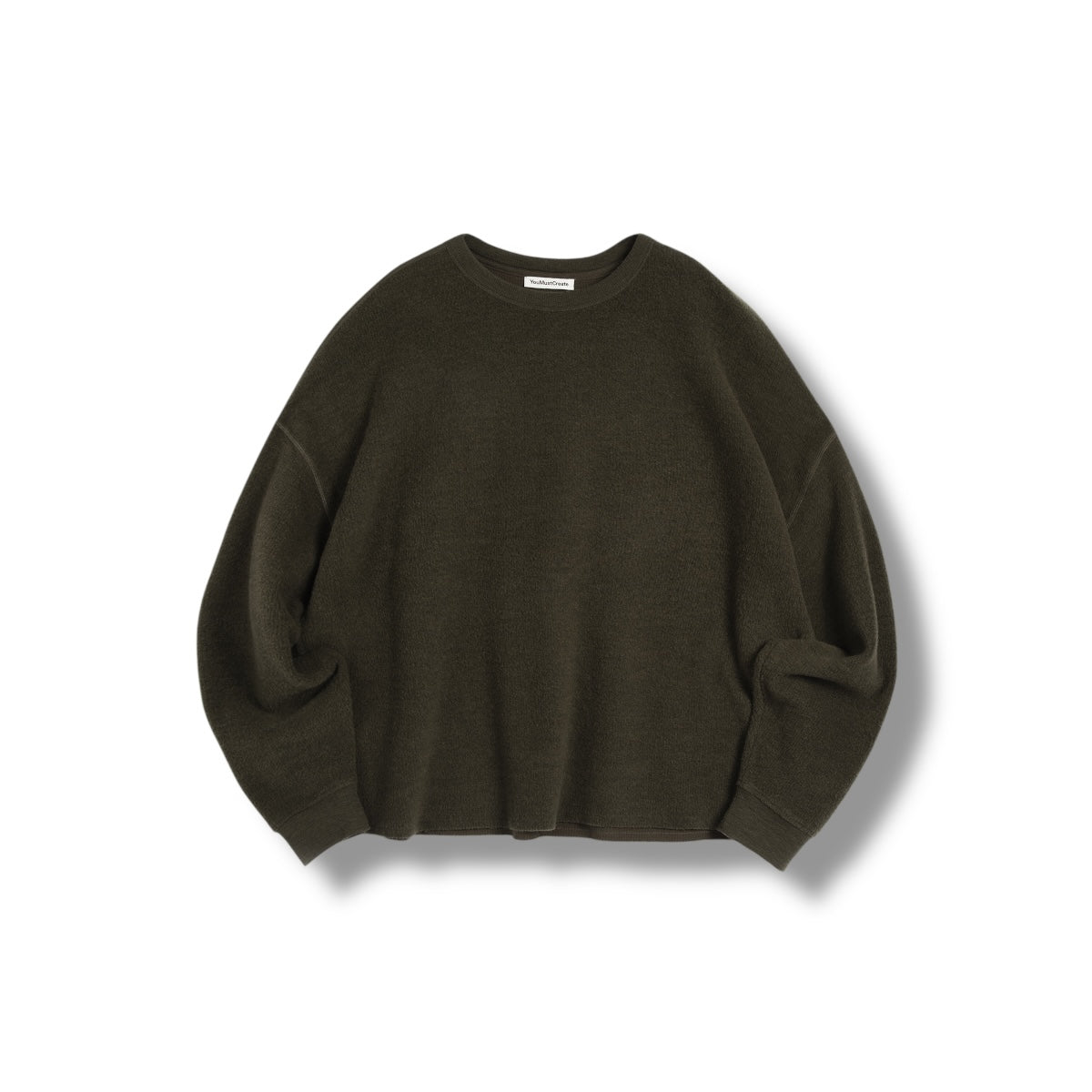 YMC Studio Sweatshirt Wool Sweat dark green