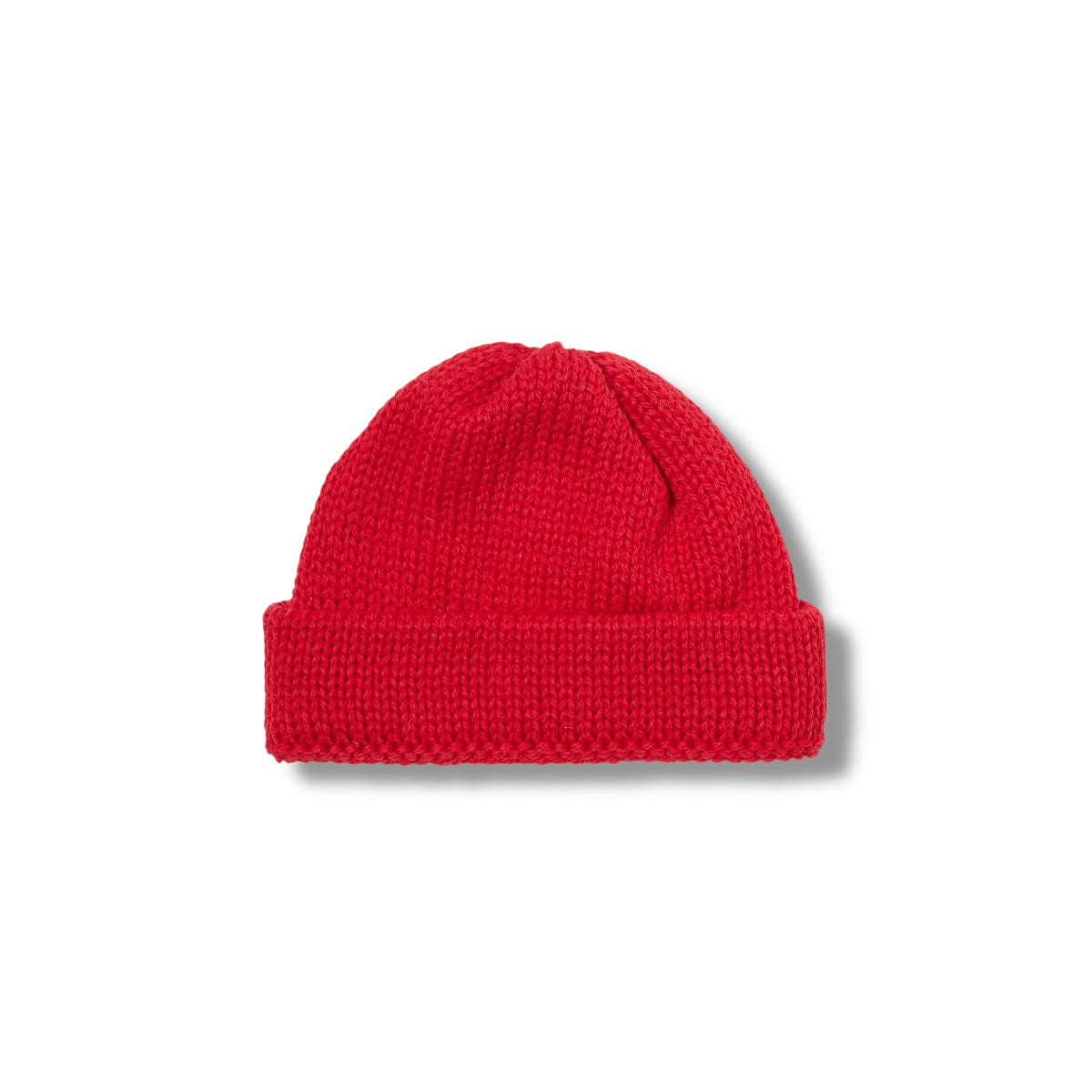 Universal Works Short Watch Cap British Wool red