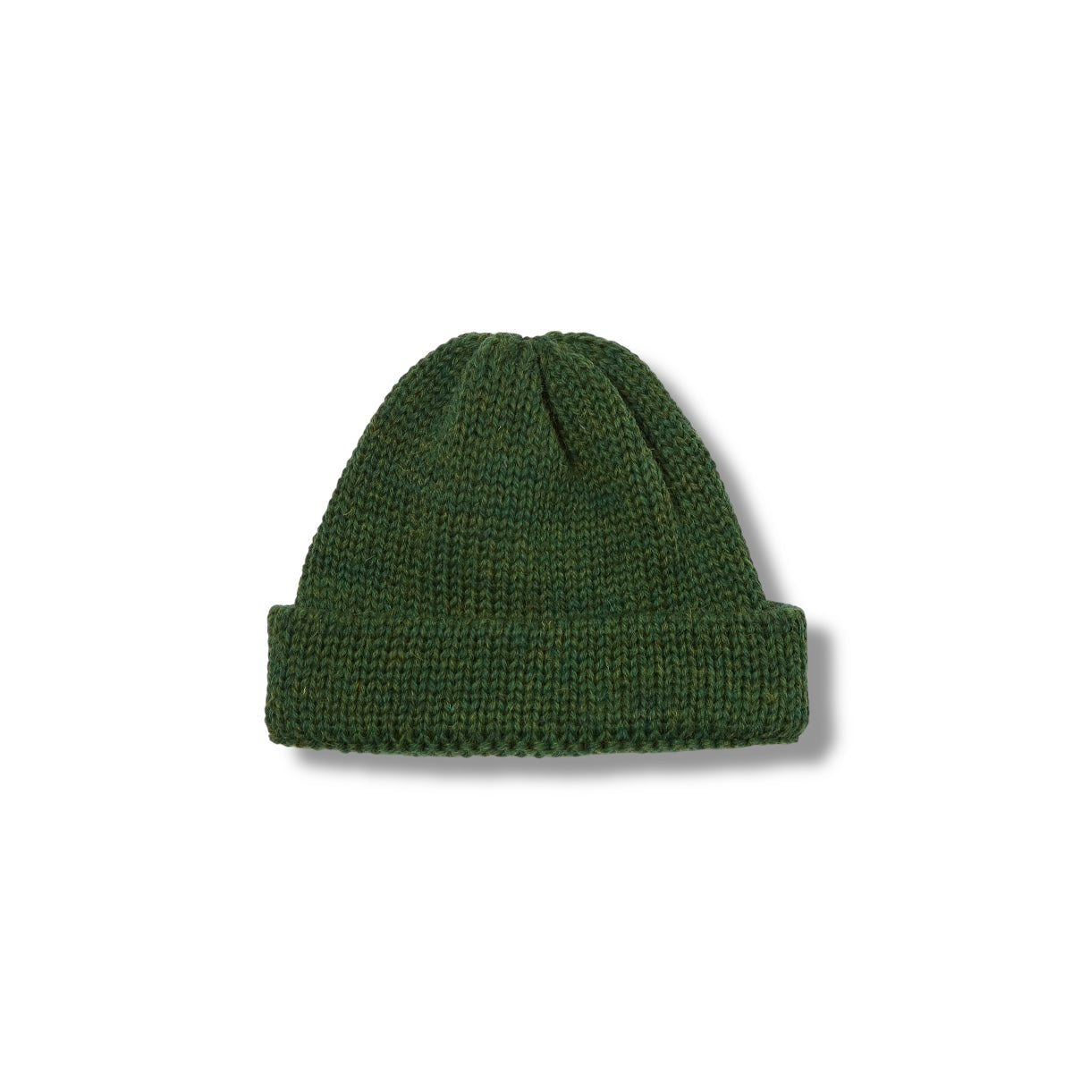 Universal Works Short Watch Cap British Wool green