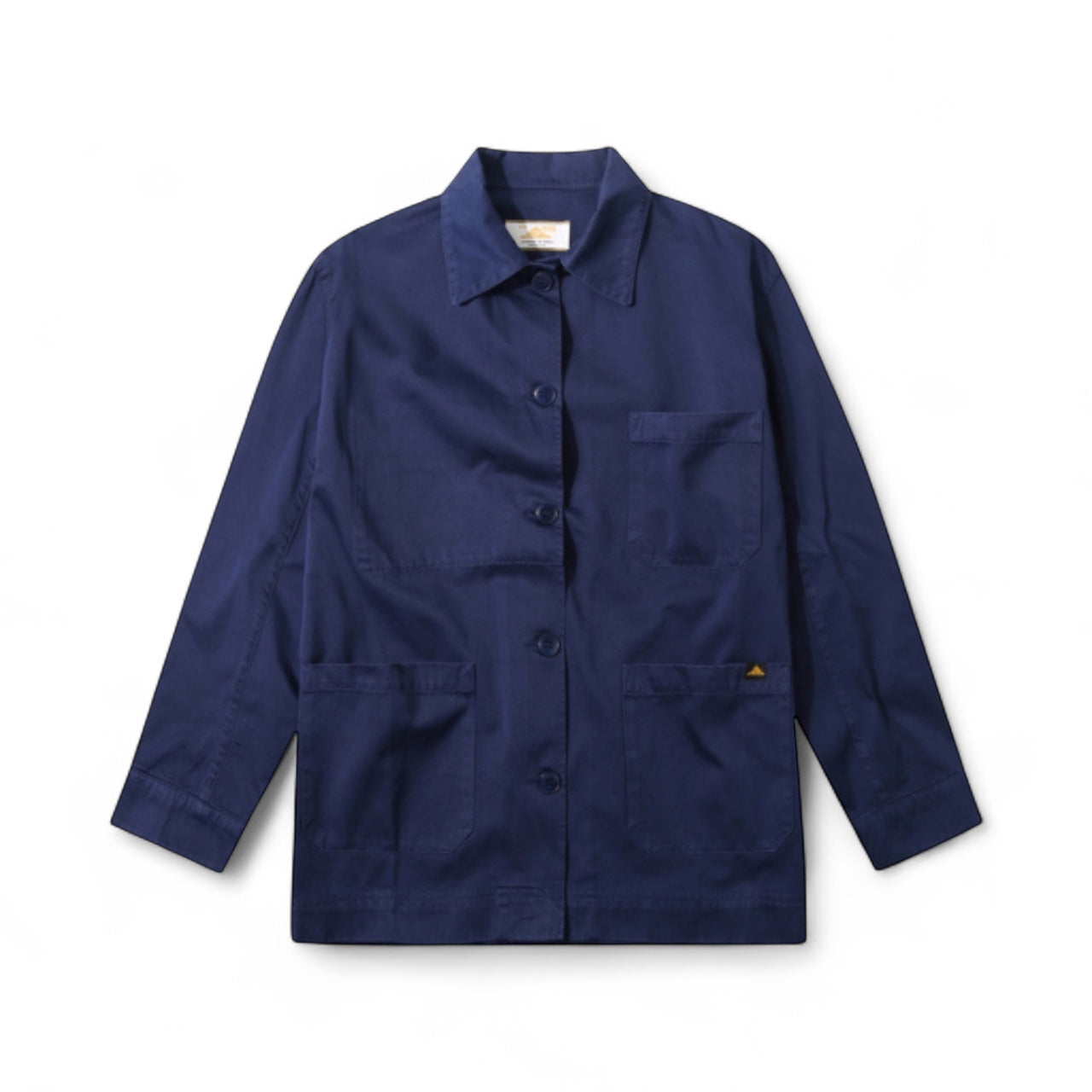 Le Mont St. Michel Garbardine Work Jacket blue
