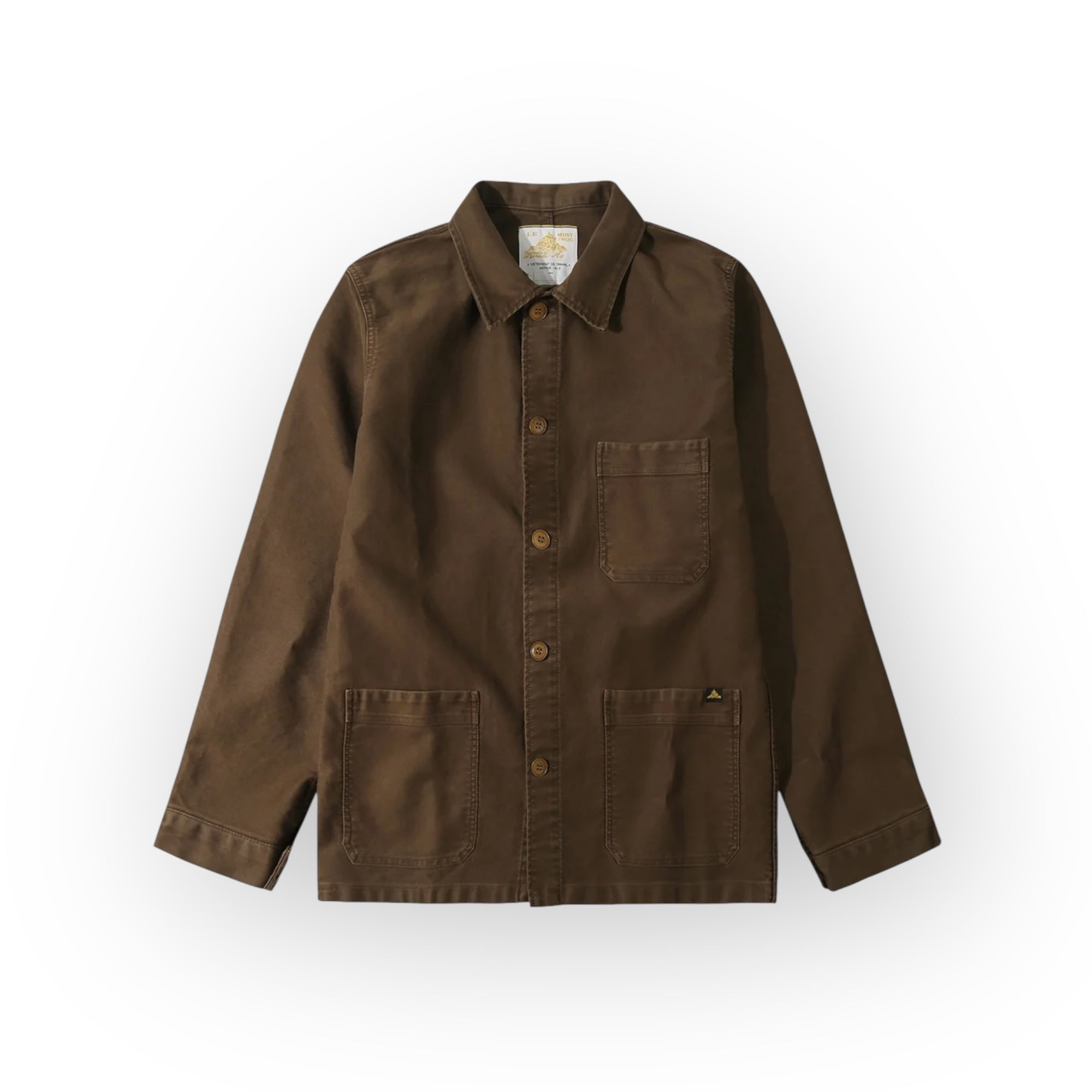 Le Mont St. Michel Genuine Work Jacket brown