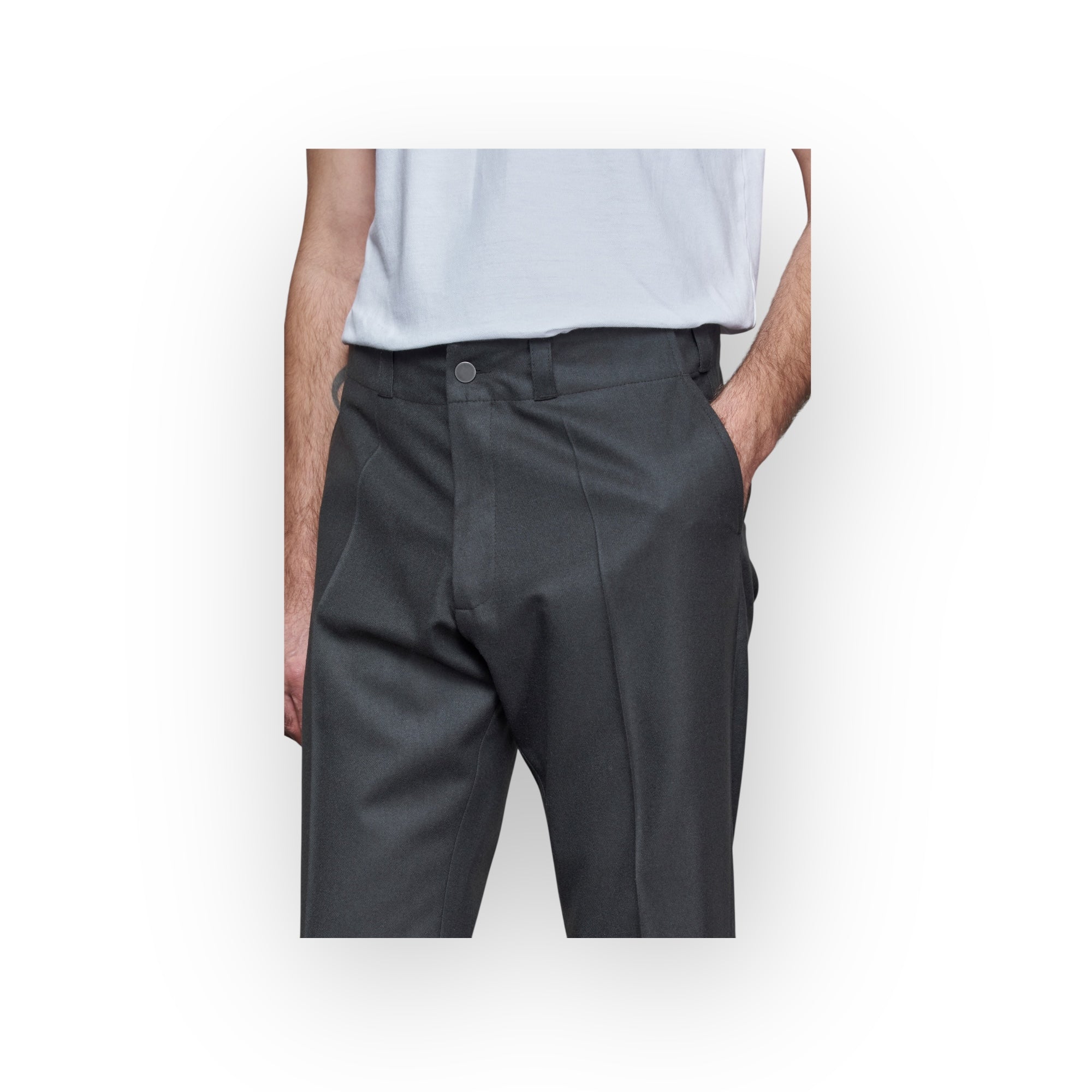 About Companions Jostha Trousers wool black olive